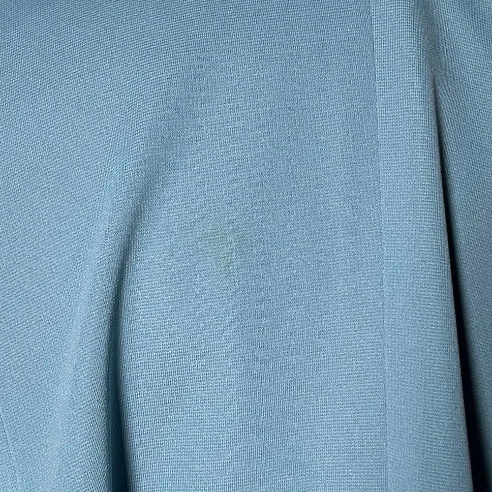 JCPenney Suit Mens 44L‎ 37x29.5 Light Blue Solid Vintage 70s Disco 2-Piece Set